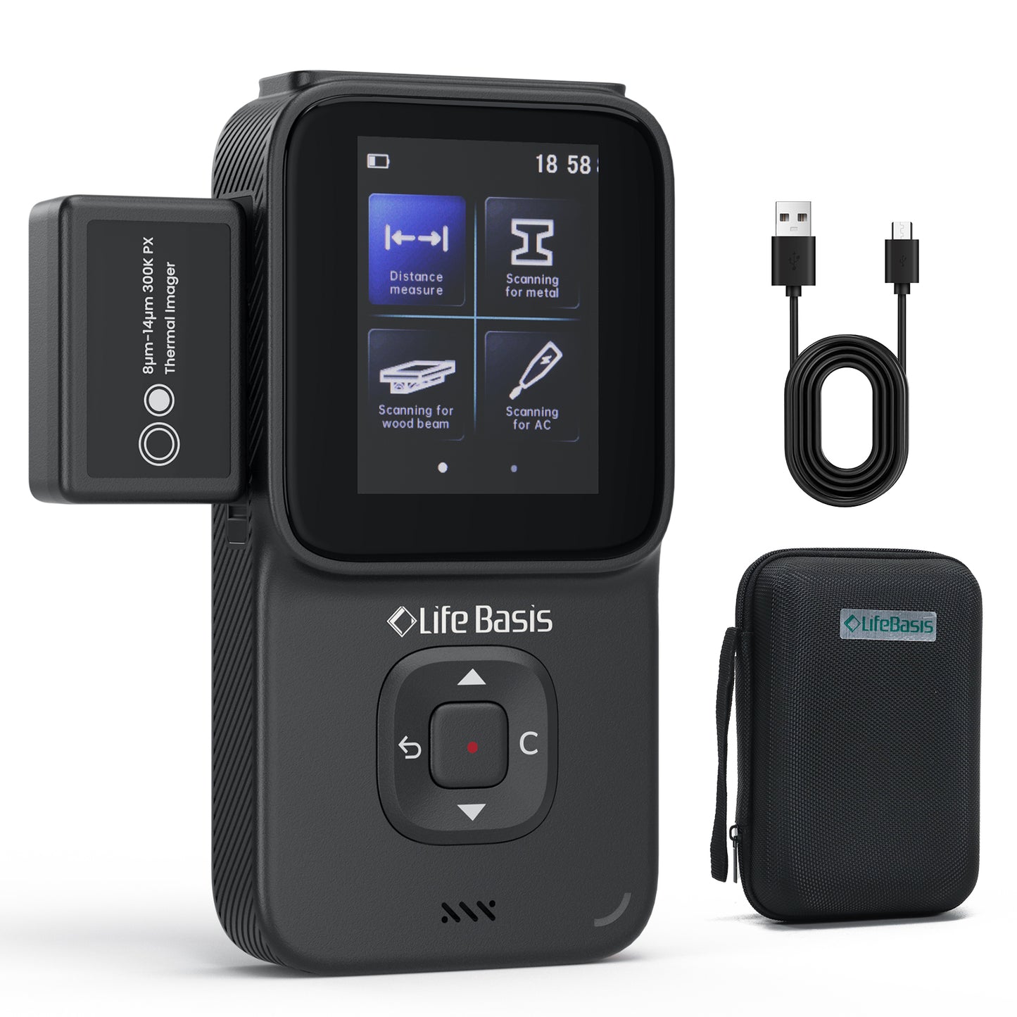 LifeBasis 5 in 1 Stud Finder Wall Scanner