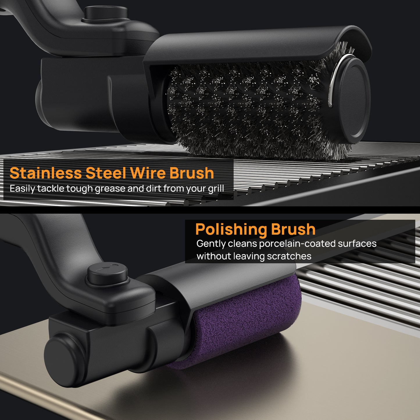 LifeBasis Cordless Electric Grill Brush