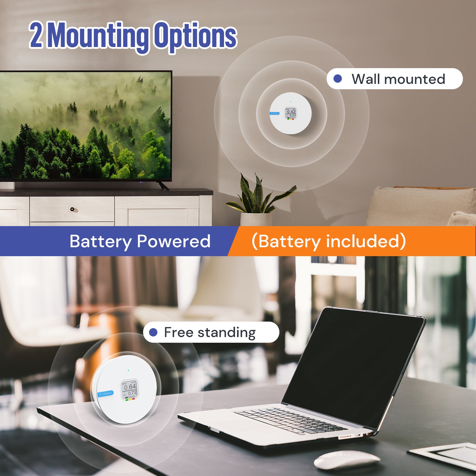 LifeBasis RN-300C Radon Detector