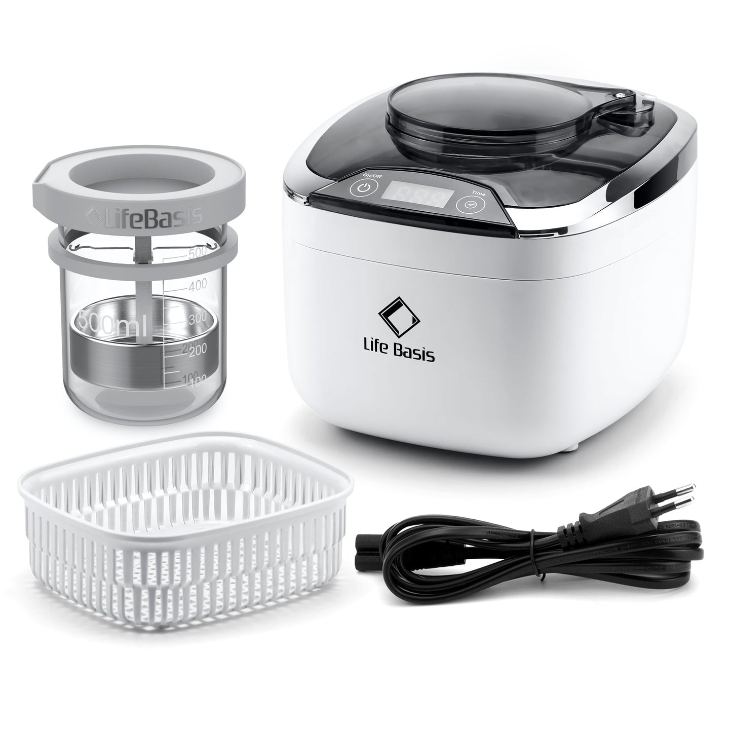 LifeBasis CDS-400B Ultrasonic Jewelry Cleaner