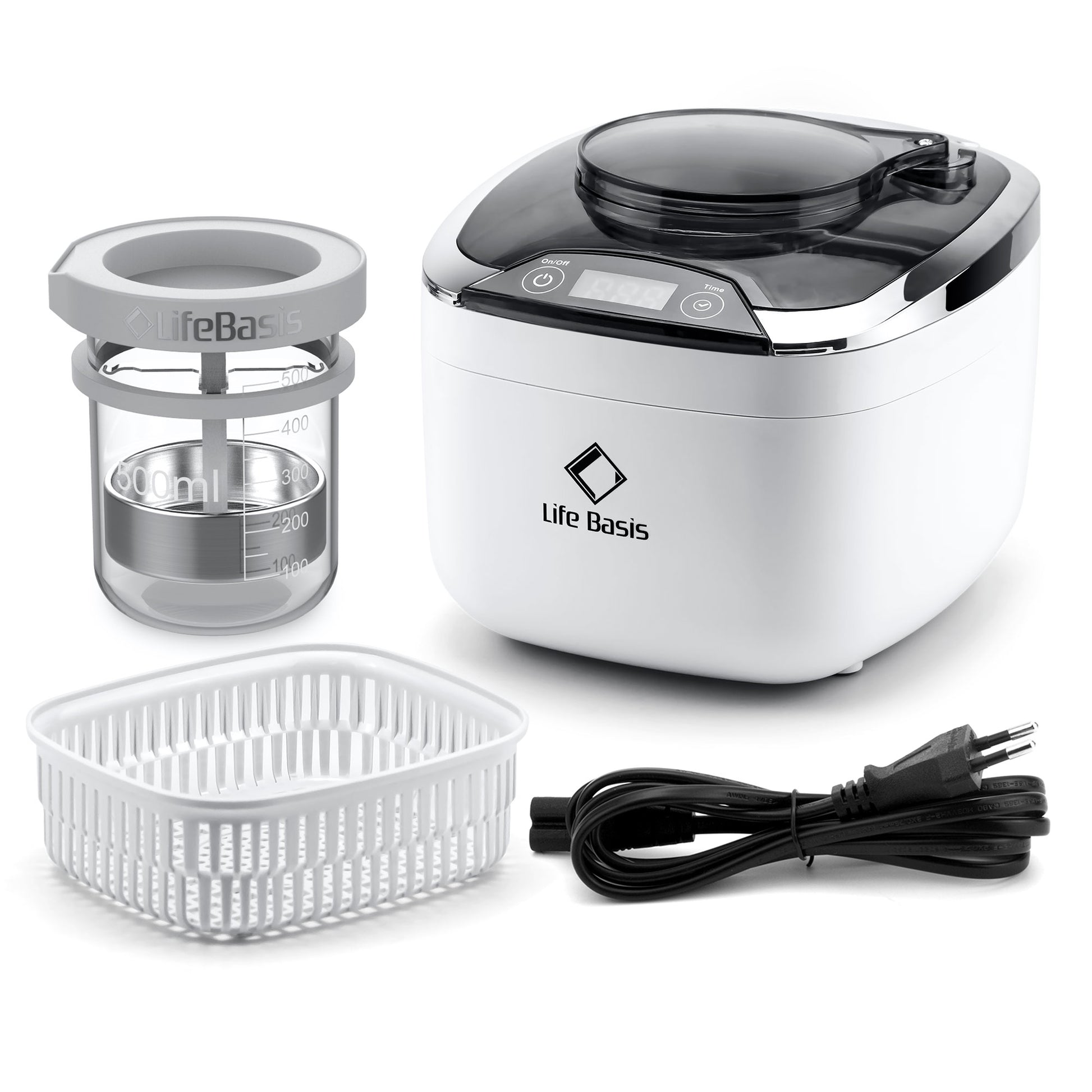 LifeBasis CDS-400B Ultrasonic Jewelry Cleaner