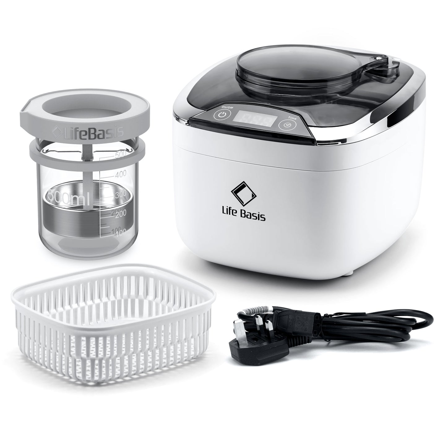 LifeBasis CDS-400B Ultrasonic Jewelry Cleaner