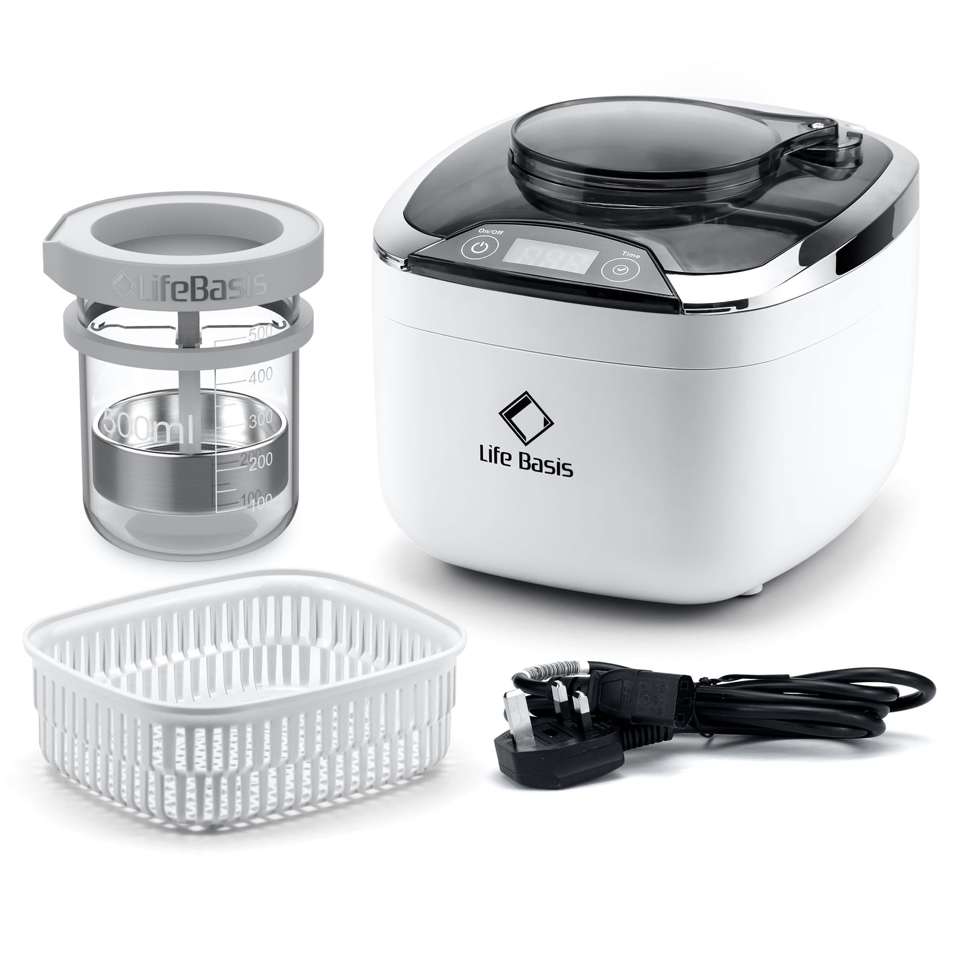LifeBasis CDS-400B Ultrasonic Jewelry Cleaner