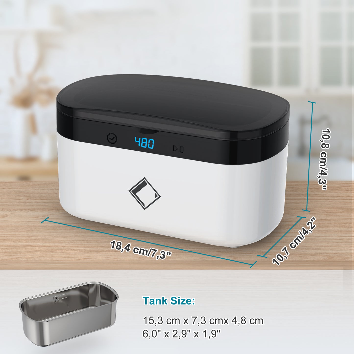 LifeBasis CS1 Ultrasonic Cleaner