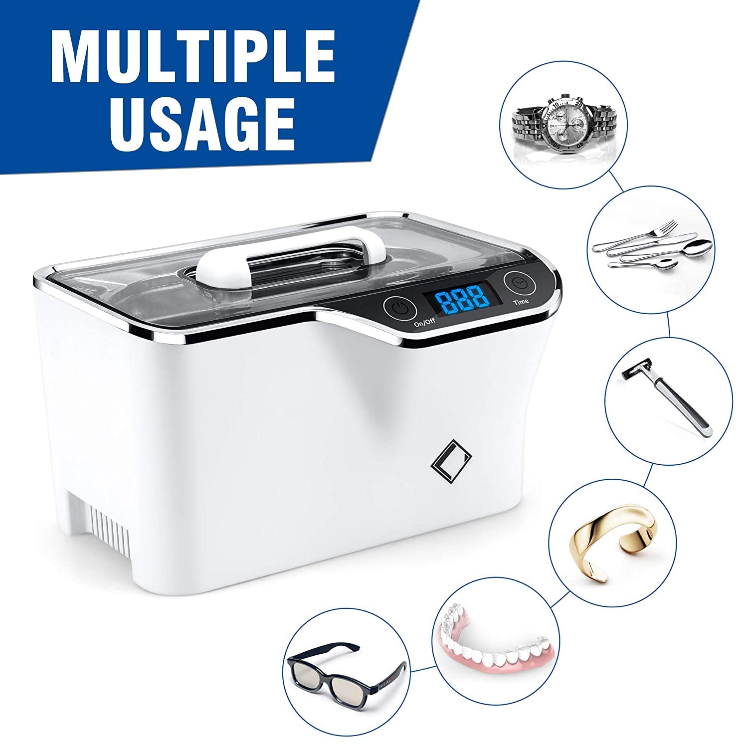 LifeBasis CDS-100 Ultrasonic Jewelry Cleaner