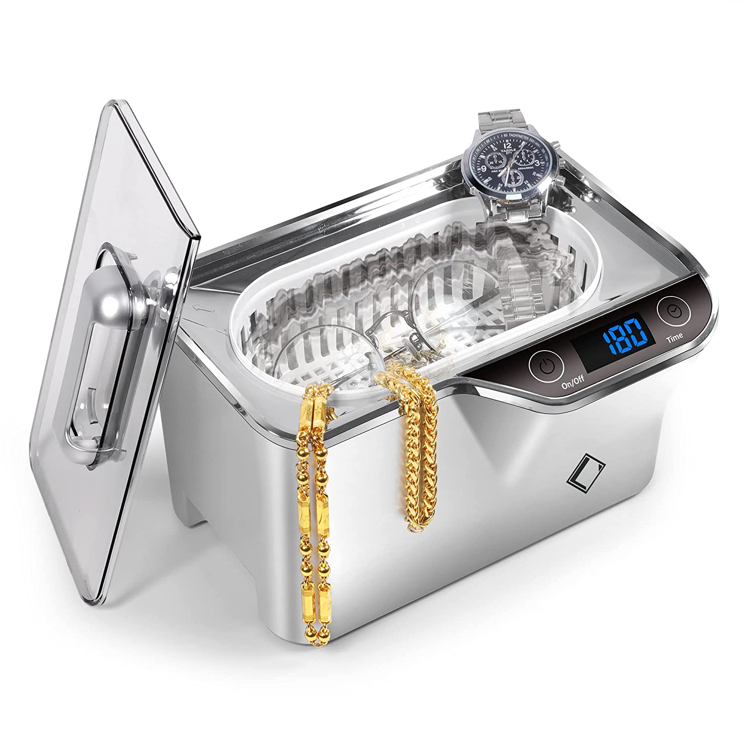LifeBasis CDS-100 Ultrasonic Jewelry Cleaner
