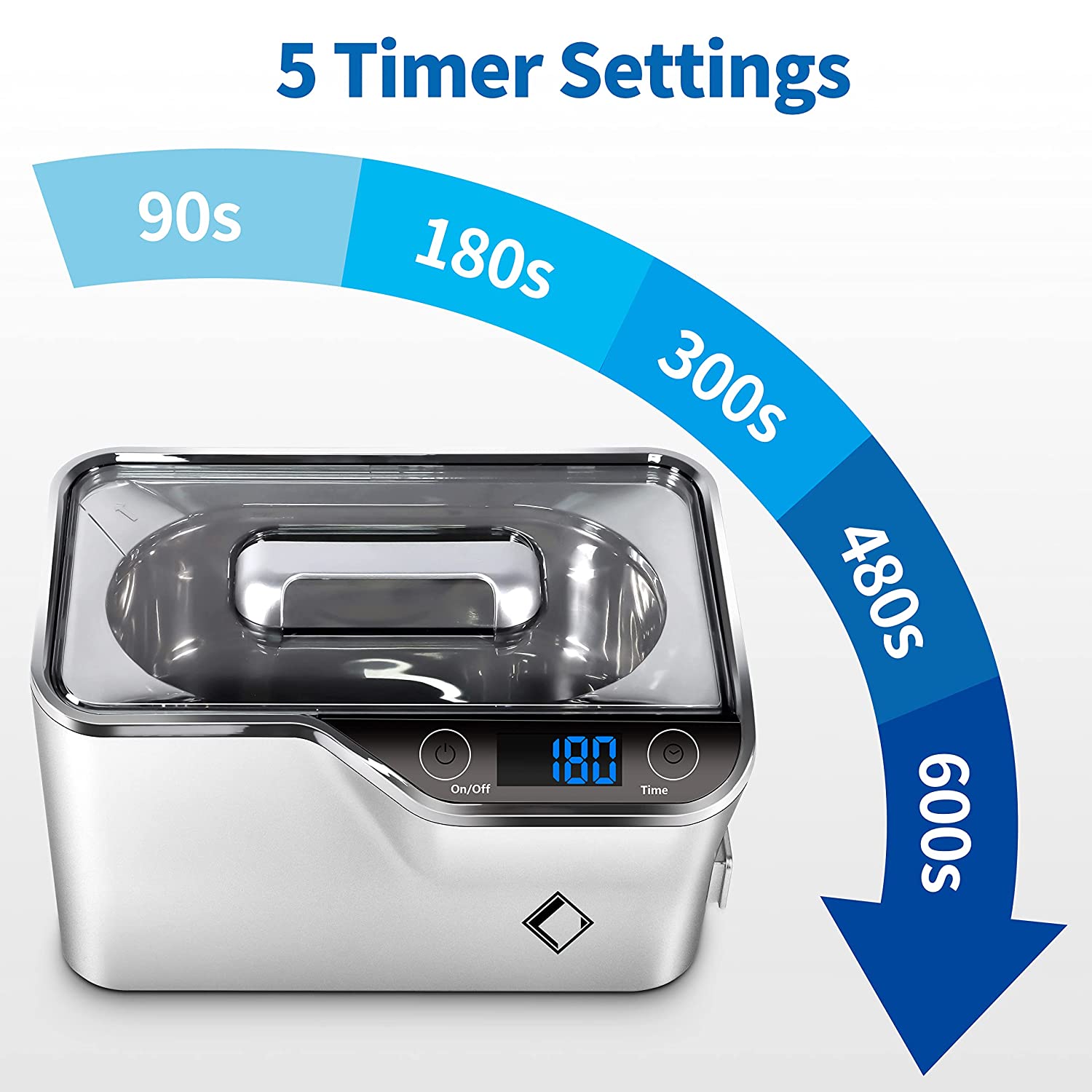 LifeBasis CDS-100 Ultrasonic Jewelry Cleaner