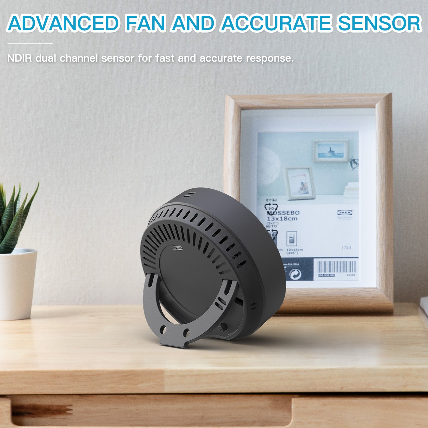 LifeBasis 3 in 1 CO2 Detector