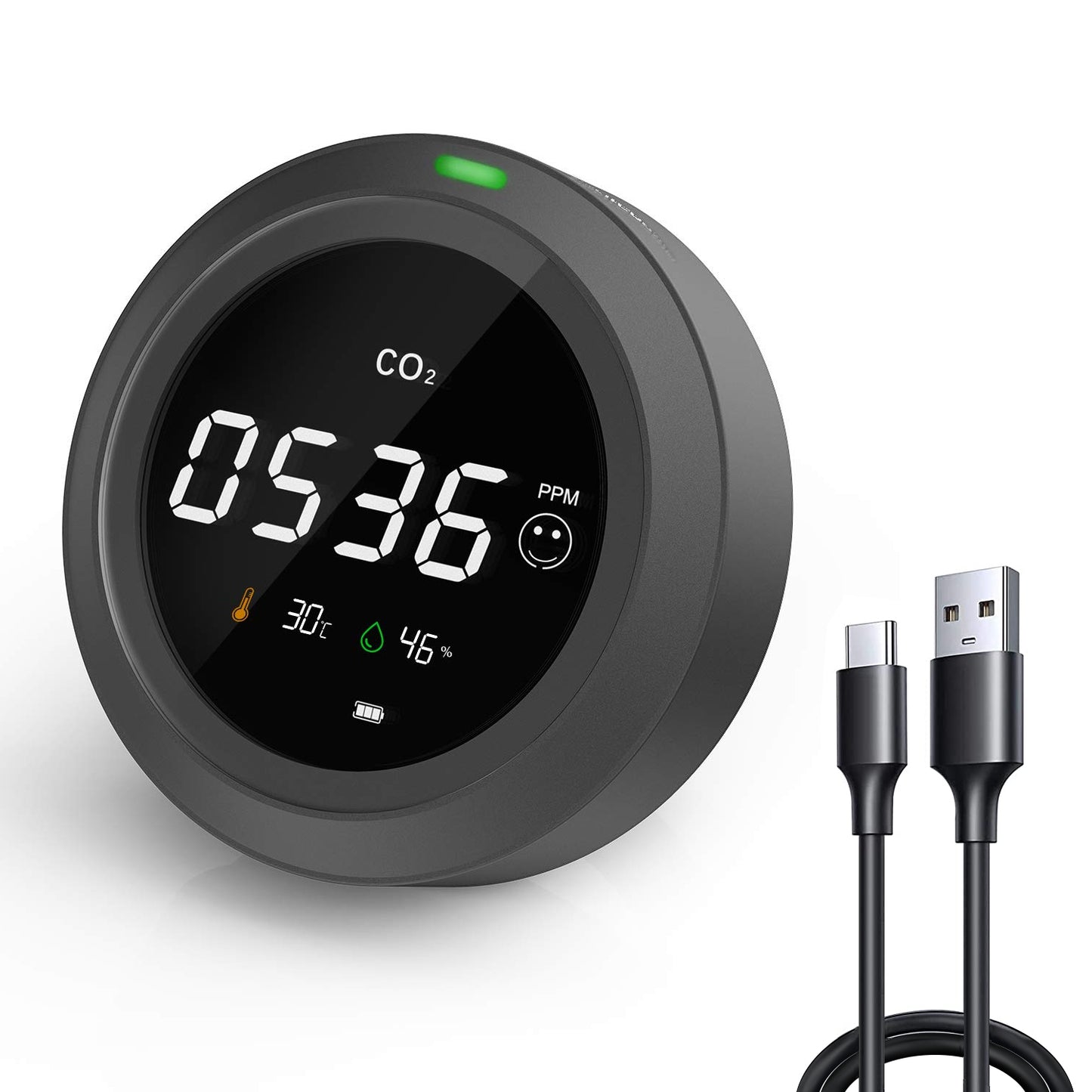 LifeBasis 3 in 1 CO2 Detector