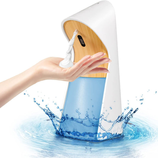 LifeBasis Automatic Foaming Soap Dispenser 330ml  IPX5 Waterproof Touchless Soap Dispenser With Infrared Motion Sensor