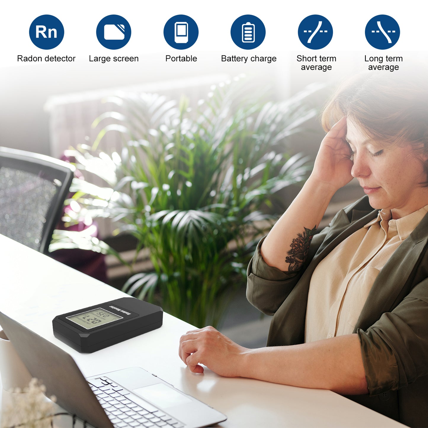 LifeBasis Portable Radon Detector
