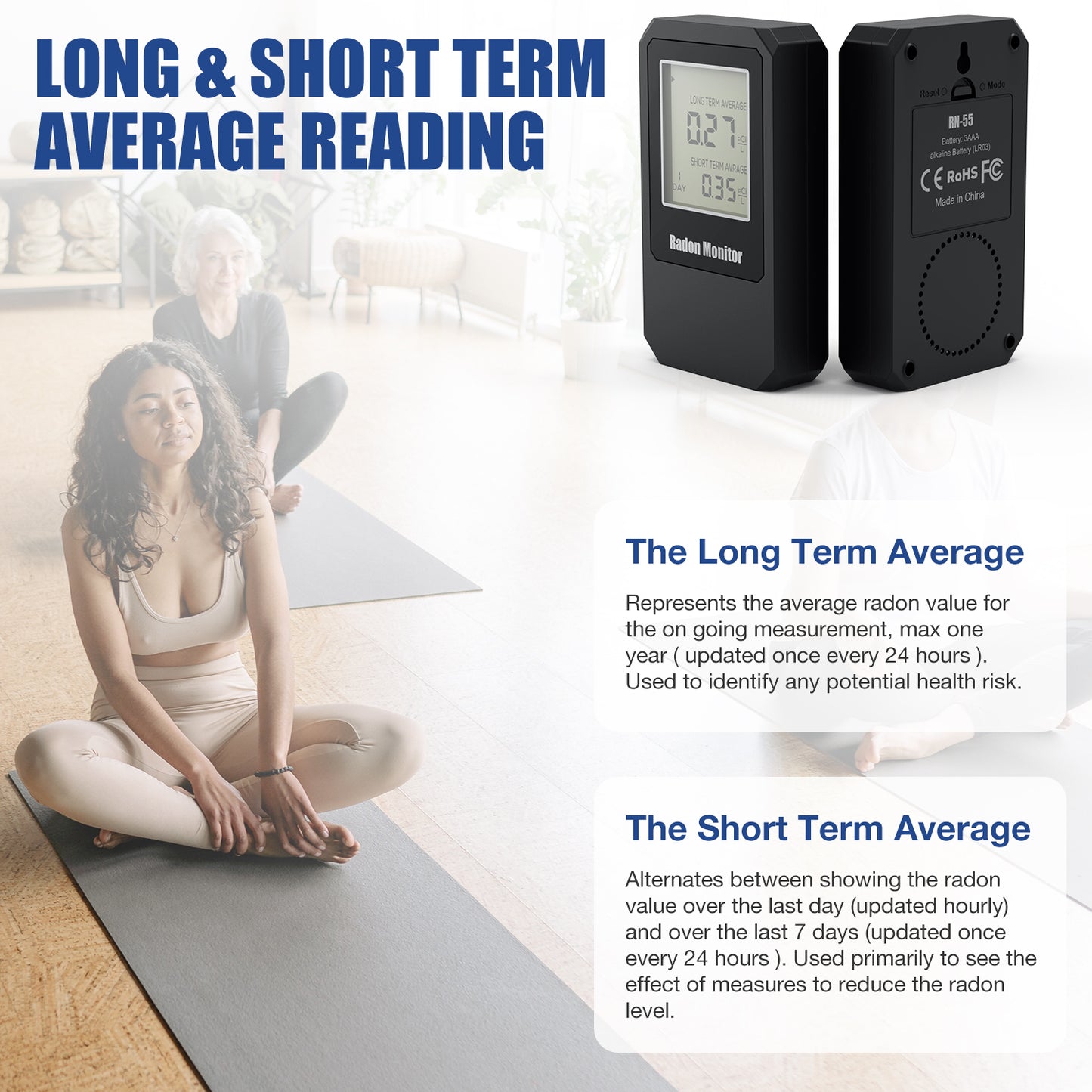 LifeBasis Portable Radon Detector