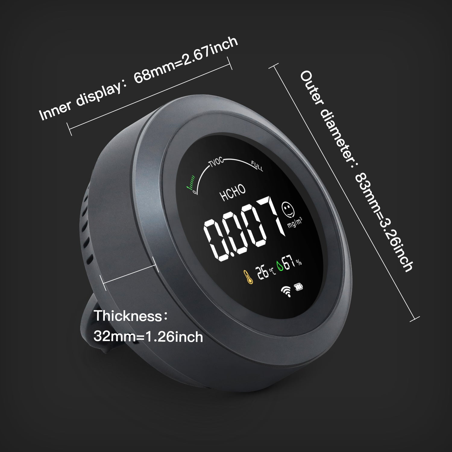 LifeBasis WIFI Formaldehyde Detector
