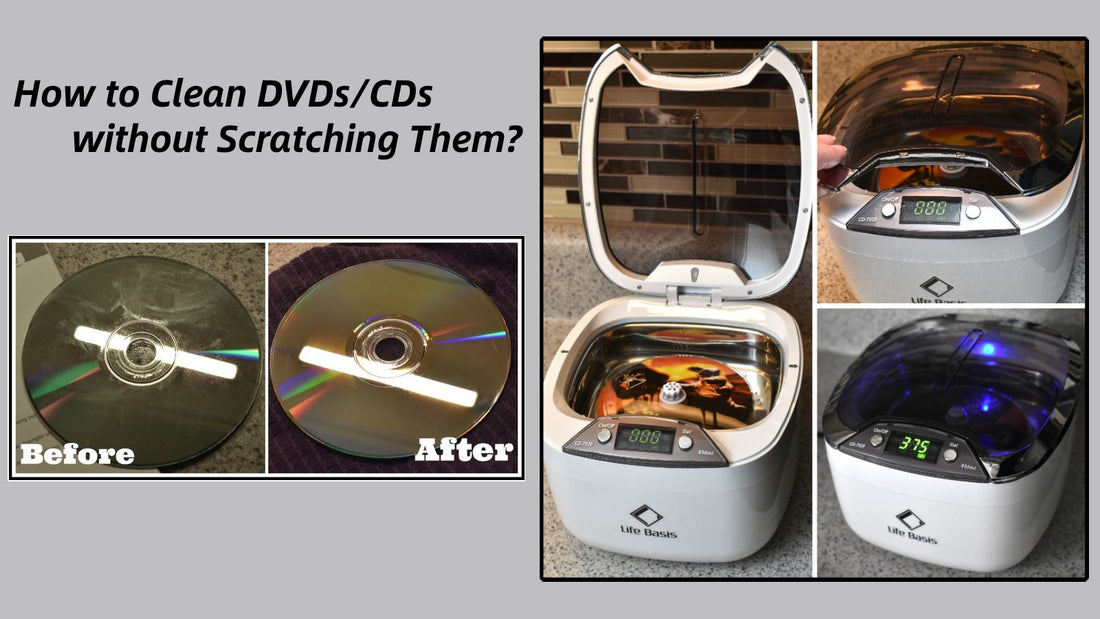 How to Clean CDs/DVDs without Scratching Them?