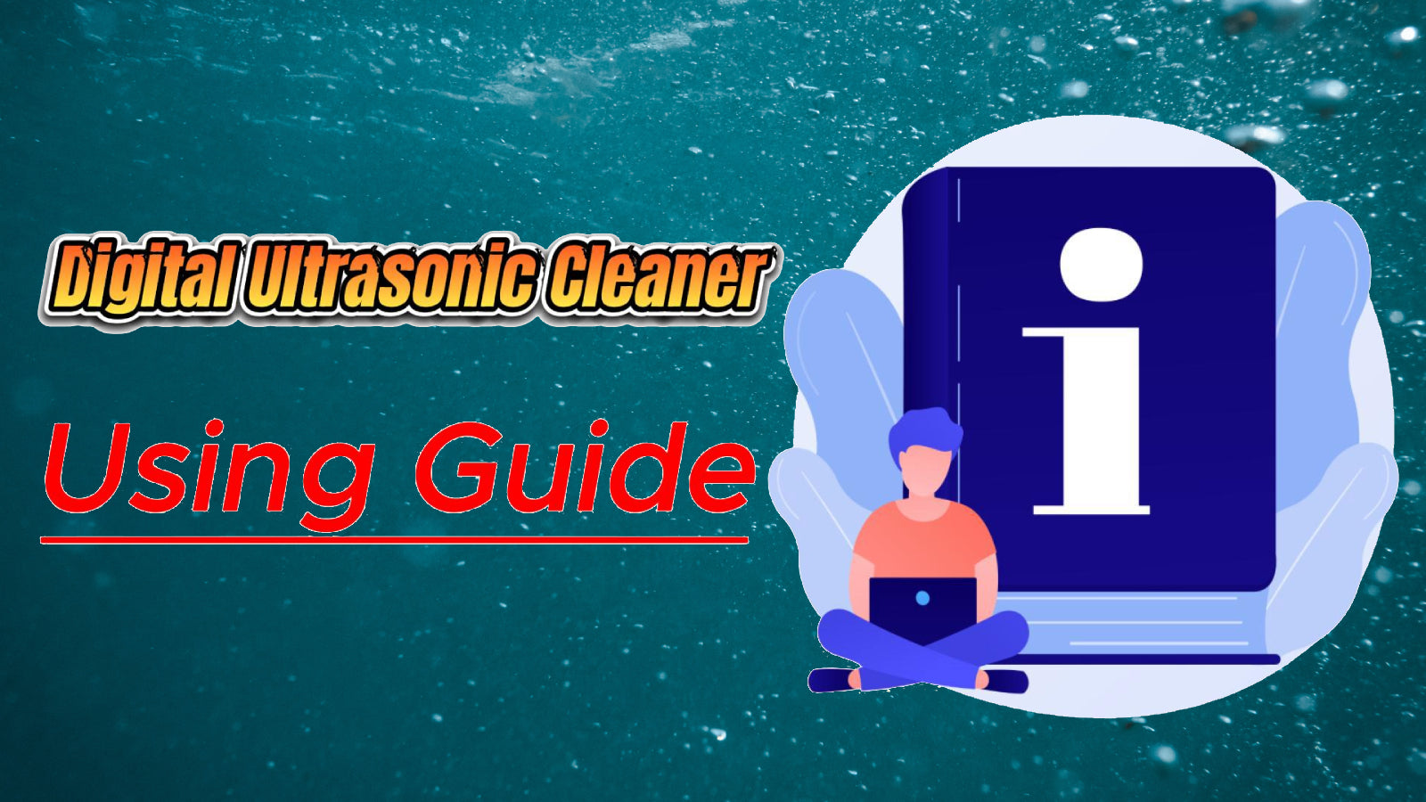 LifeBasis Digital Ultrasonic Cleaner Using Guide