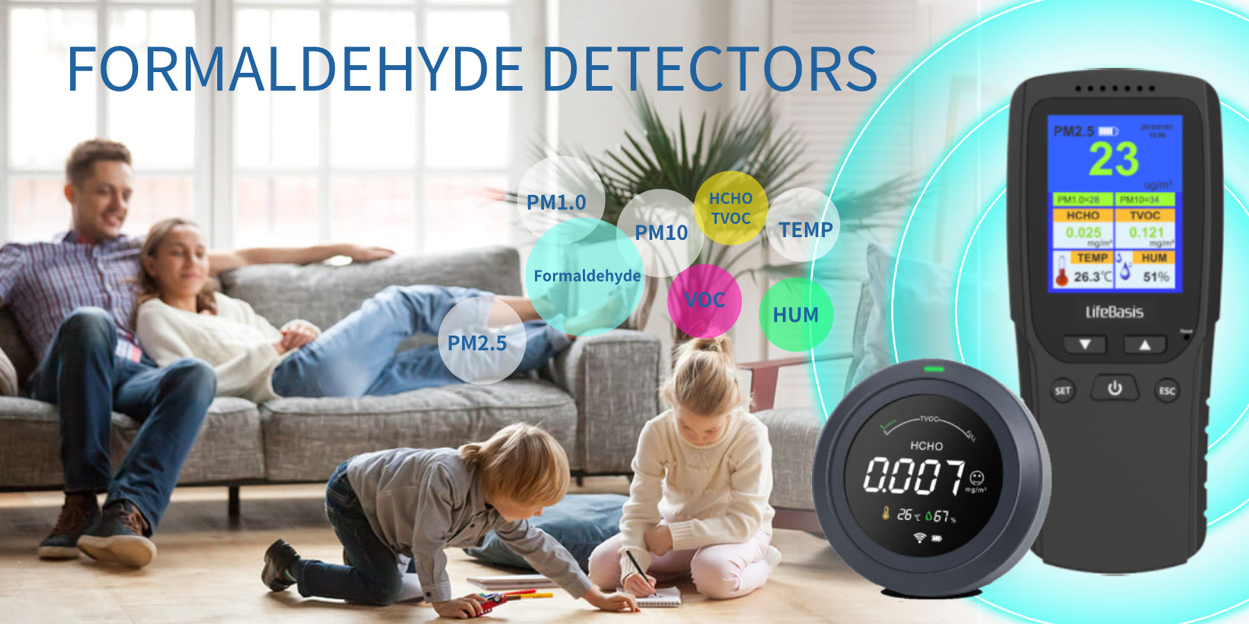 LifeBasis Multifunctional Formaldehyde Detector A Must-Have Device for