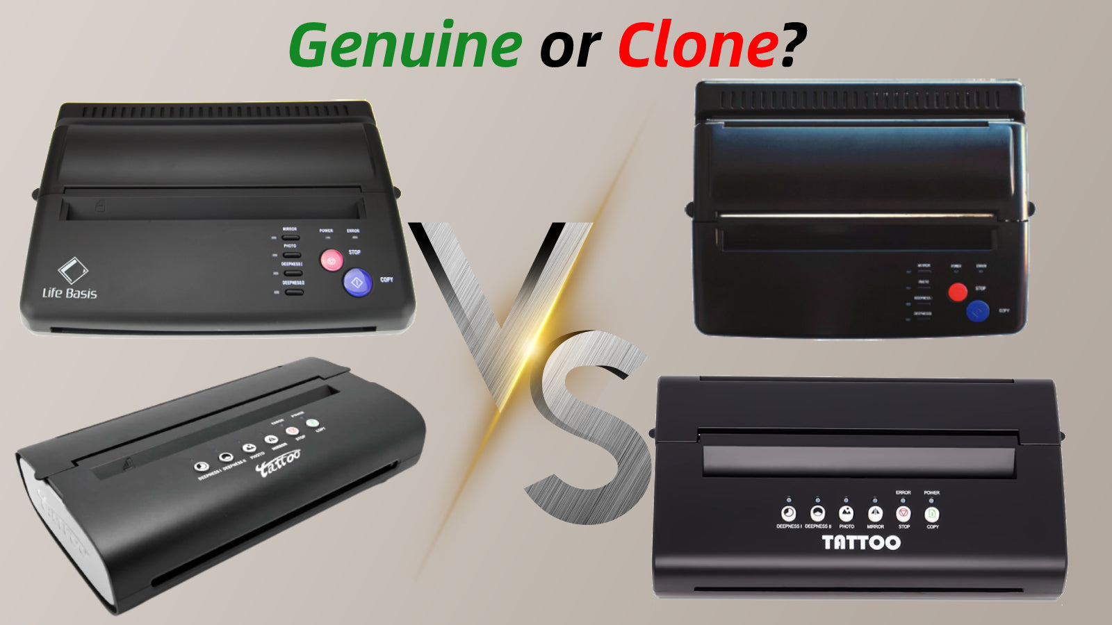 Thermal Tattoo Stencil Printer: How to Distinguish Genuine from Fake？