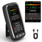 LifeBasis Home Radon Detector with Color Display Portable, Rechargeable Radon Monitor Long & Short Term Tracking, Alerts, pCi/L or Bq/m³