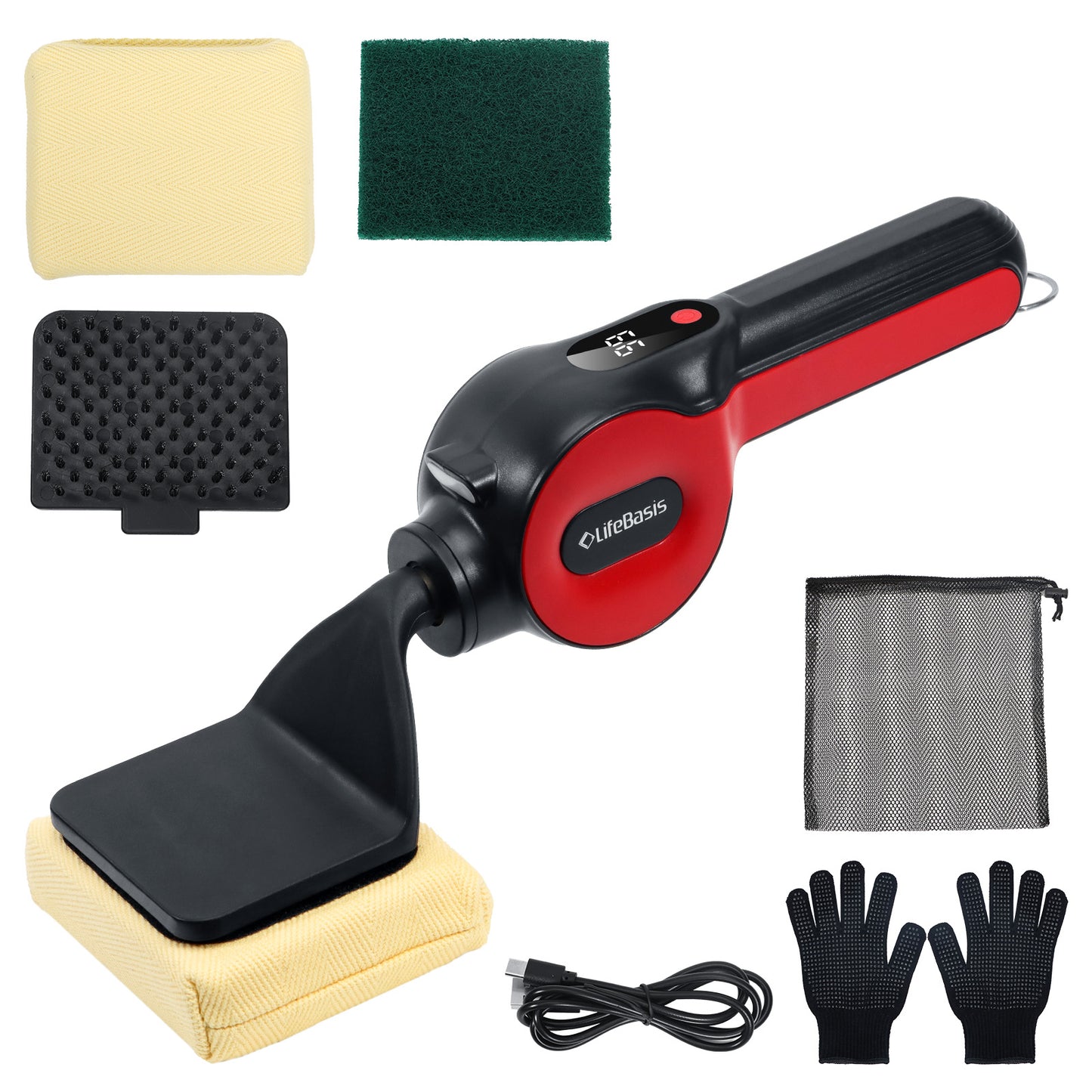 LifeBasis Cordless Electric Grill Brush
