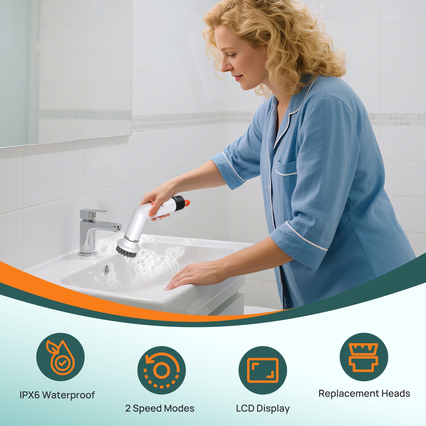 LifeBasis scrubber cleaning UK limescale