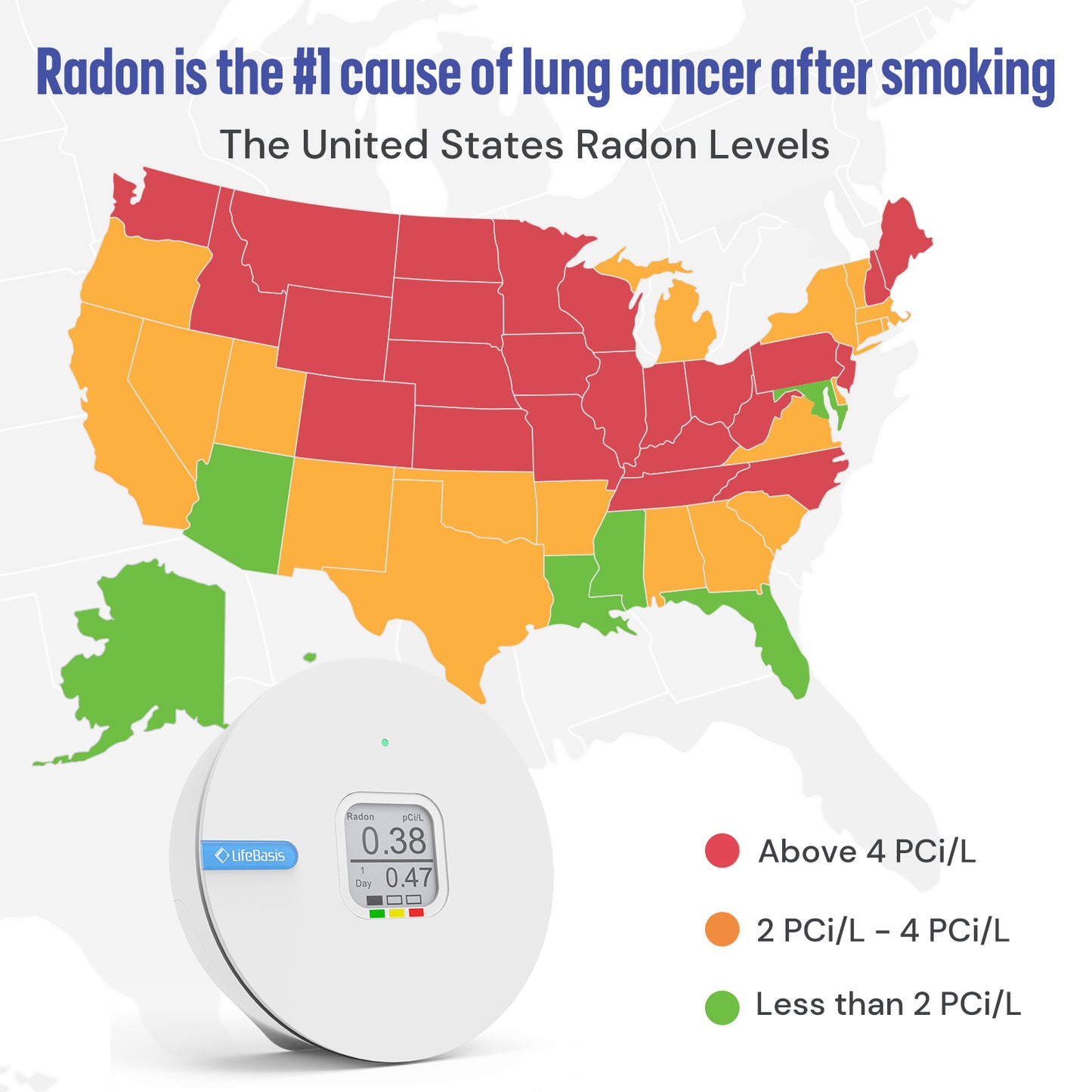 Radon Levels of The United States