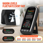 LifeBasis Home Radon Detector with Color Display Portable, Rechargeable Radon Monitor Long & Short Term Tracking, Alerts, pCi/L or Bq/m³