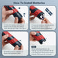 LifeBasis Cordless Electric Cleaning Brush Mini Power Scrubber for Bathroom Kitchen Tile Crevice Corner