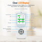 LifeBasis 10 in 1 Air Quality Monitor  LCD Display