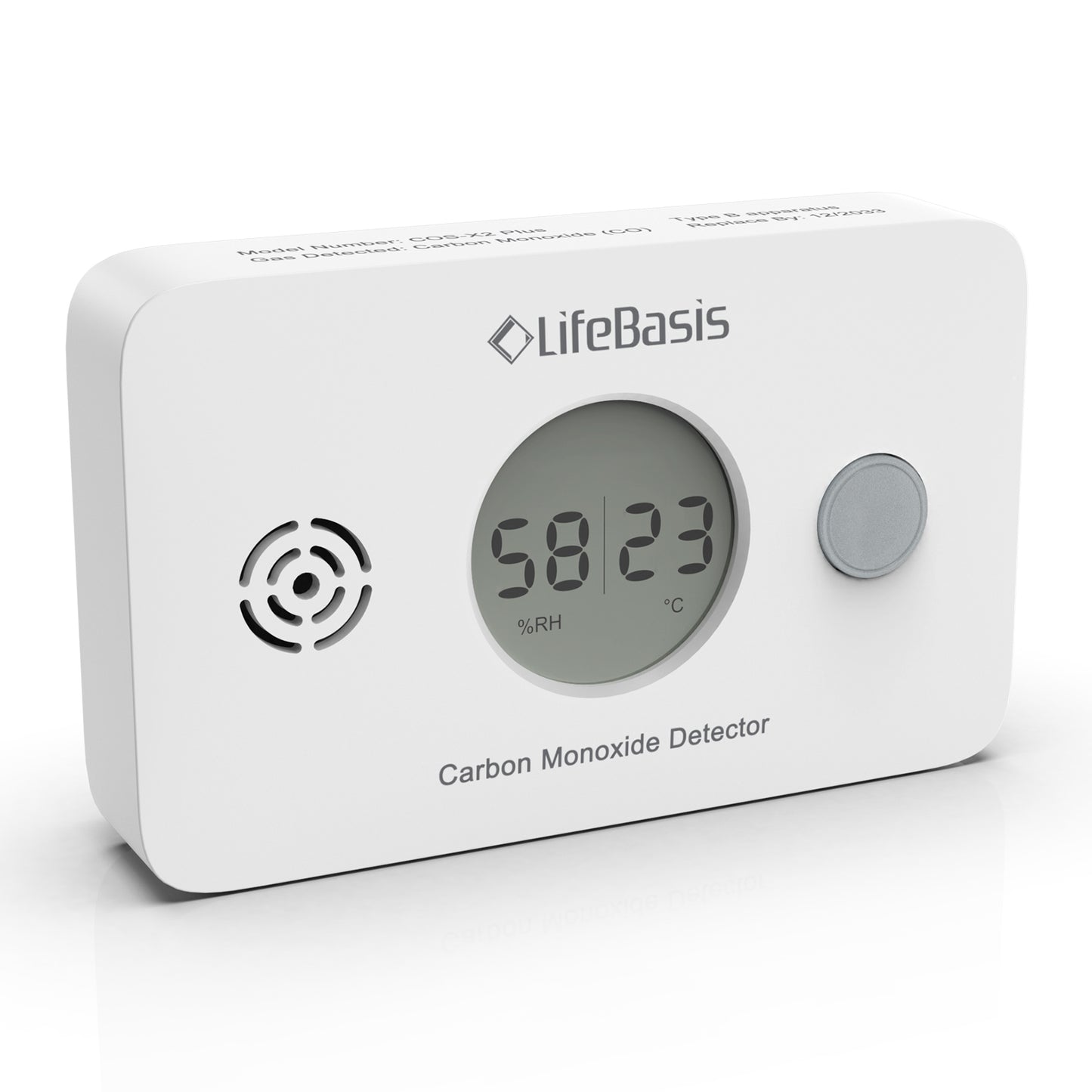 LifeBasis 3 in 1 Carbon Monoxide Detector