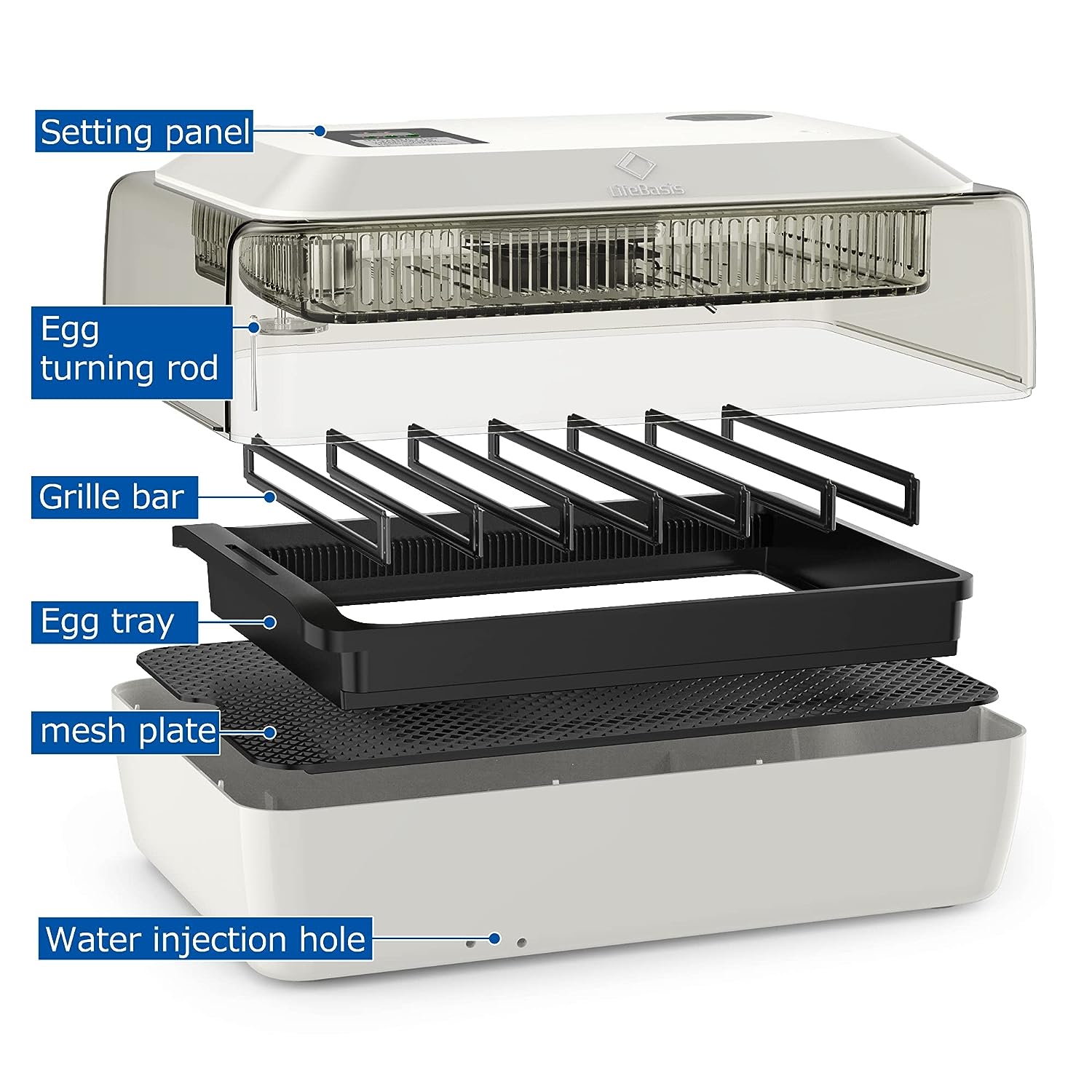 LifeBasis Automatic Egg Incubator with Temperature Control Digital Dis