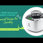 LifeBasis CDS-400B Ultrasonic Cleaner 870ml Digital Ultrasonic with 500ml Beaker and Cleaning Basket for Jewelry Pendant Glasses Coins Denture Tools & Parts