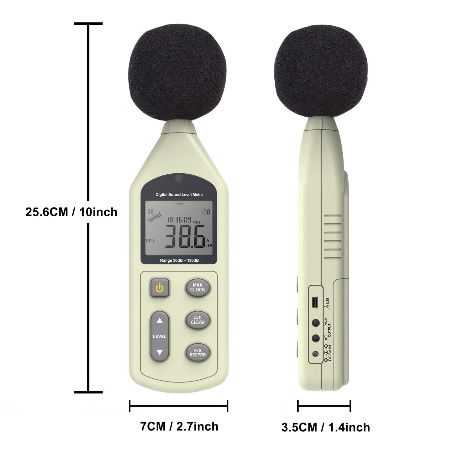 LifeBasis Decibel Meter 