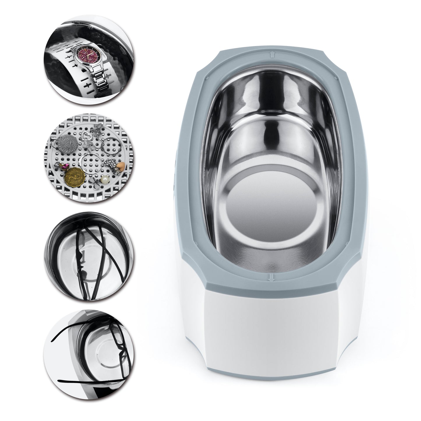 LifeBasis D-2000 Ultrasonic Jewelry Cleaner