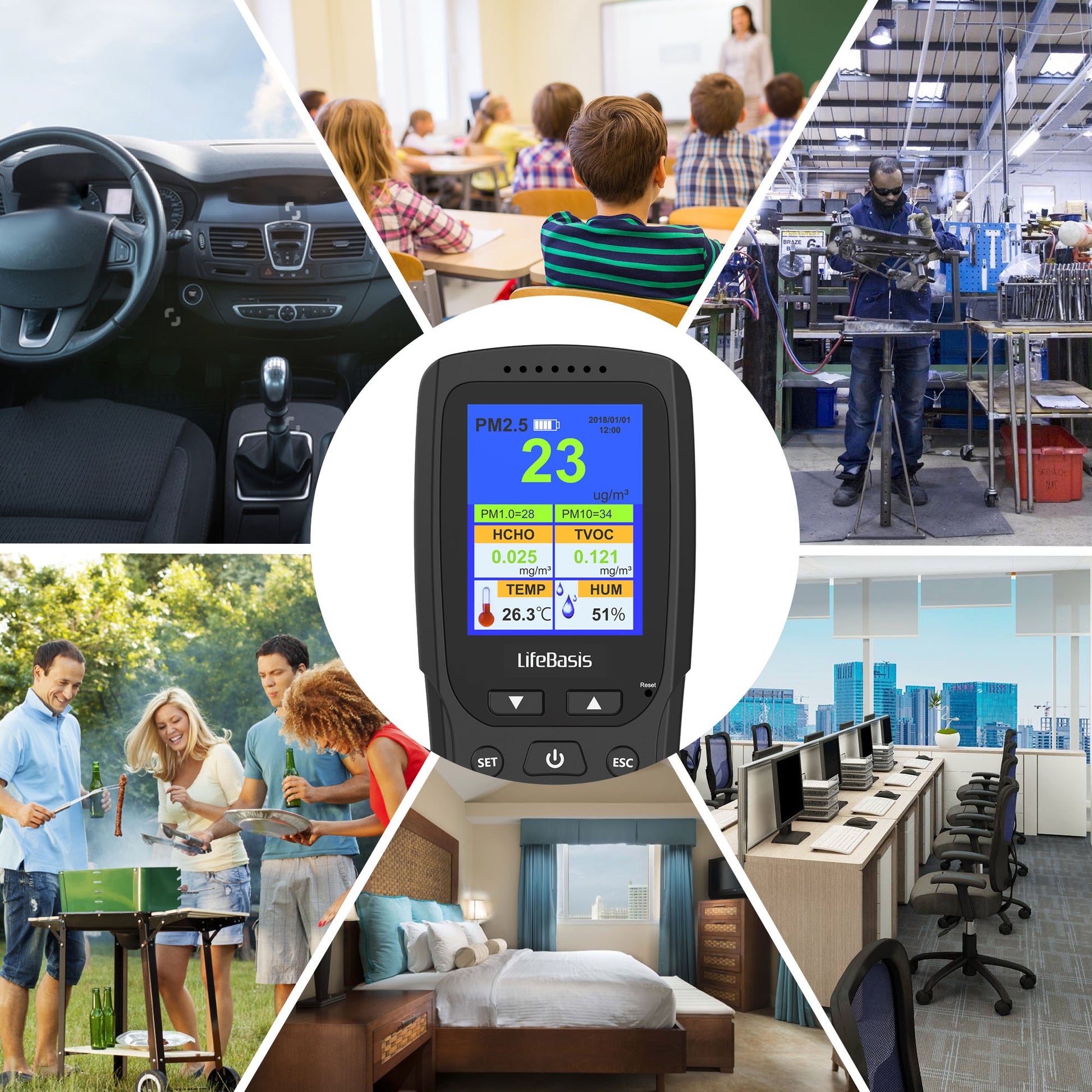 LifeBasis Formaldehyde Detector Application