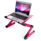 LifeBasis Portable Laptop Desk Lightweight Aluminum Folding Desk Sofa Bed Stand for Notebook MacBook