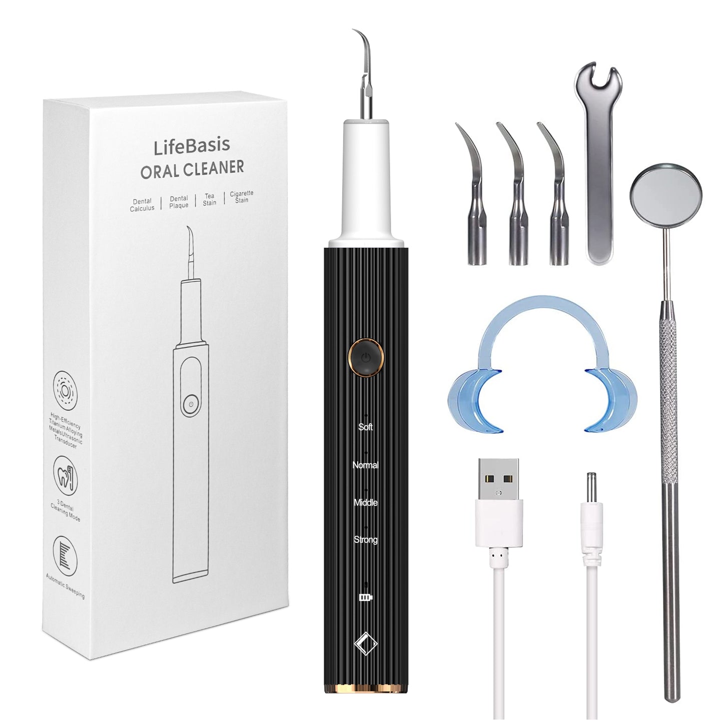 LifeBasis Ultrasonic Teeth Cleaner