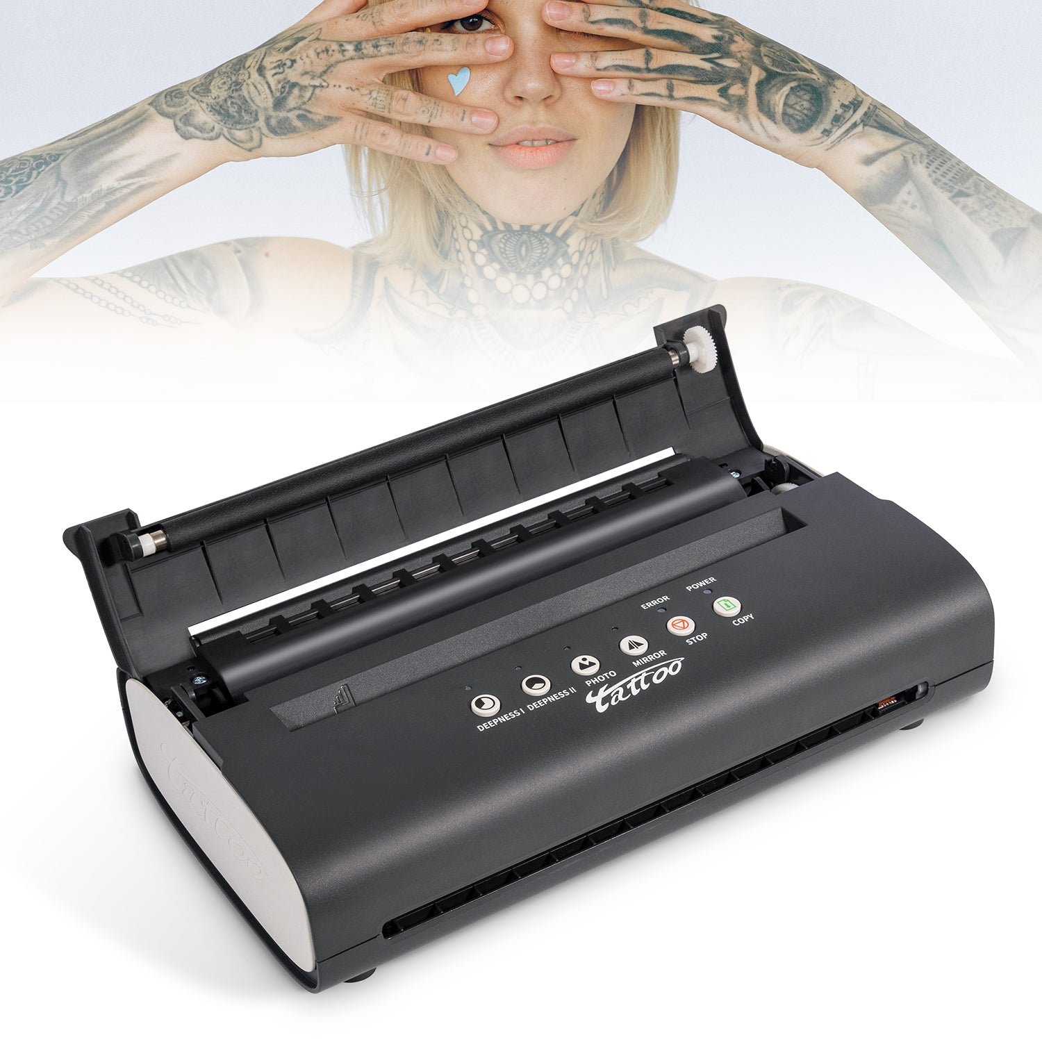 Peak Matrix Pen Rotary Tattoo Machine — Black – Monster Steel