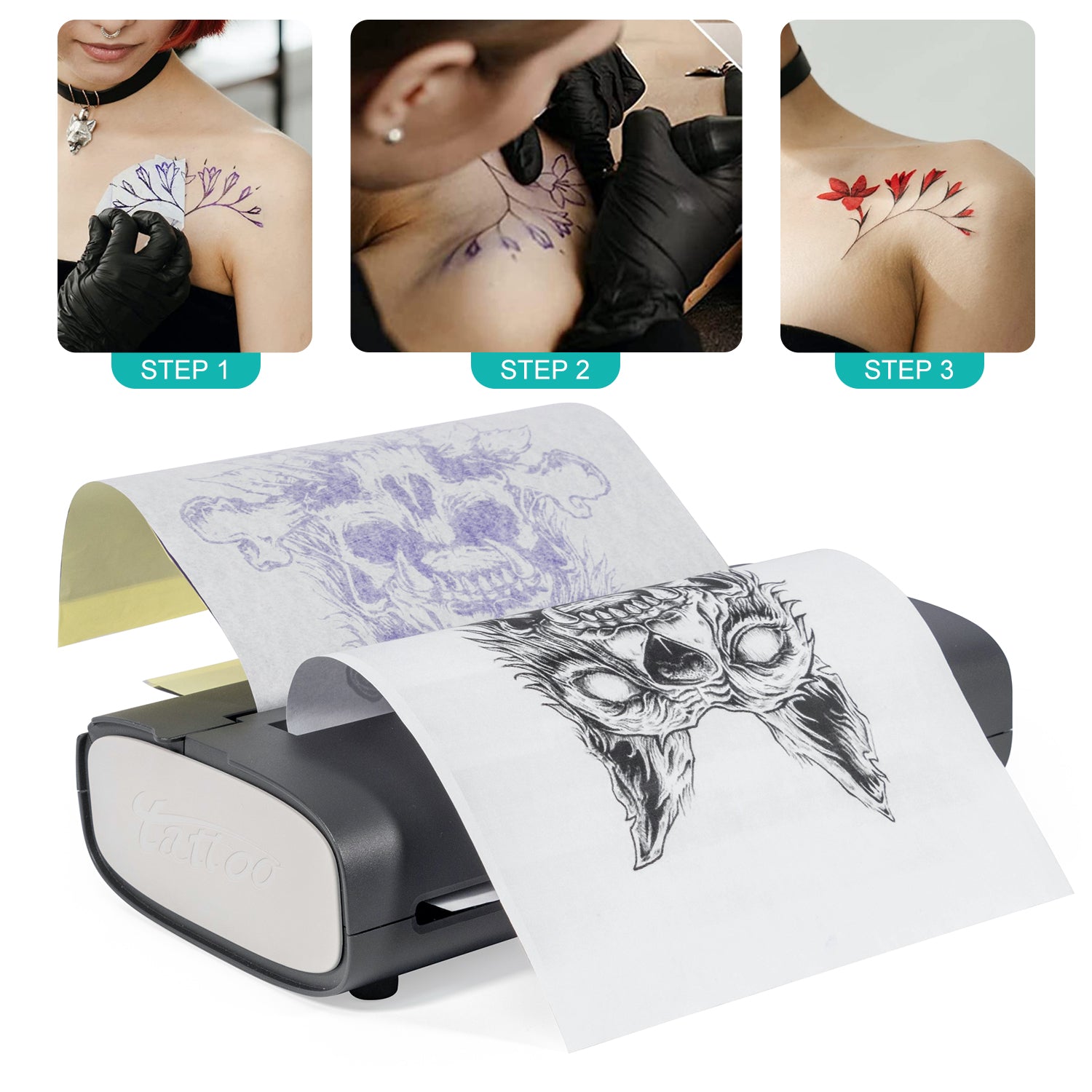 Temporary Fake Tattoo, 1sheet PVC Leaf Print Waterproof Tattoo Sticker For  Home DIY | SHEIN