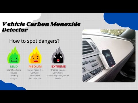 LifeBasis Carbon Monoxide Detector Portable Carbon Monoxide Tester Fas