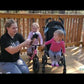 Mamtopia Mini Fan Mini Stroller Fan with LED Light 3 Speeds
